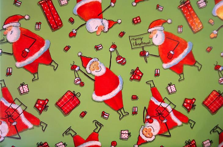 christmas gift wrapping paper